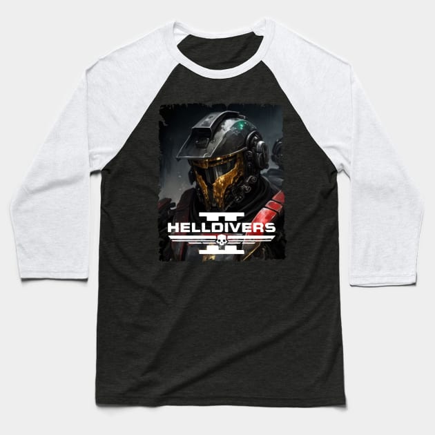 Helldivers 2 Baseball T-Shirt by Roxy Khriegar Store